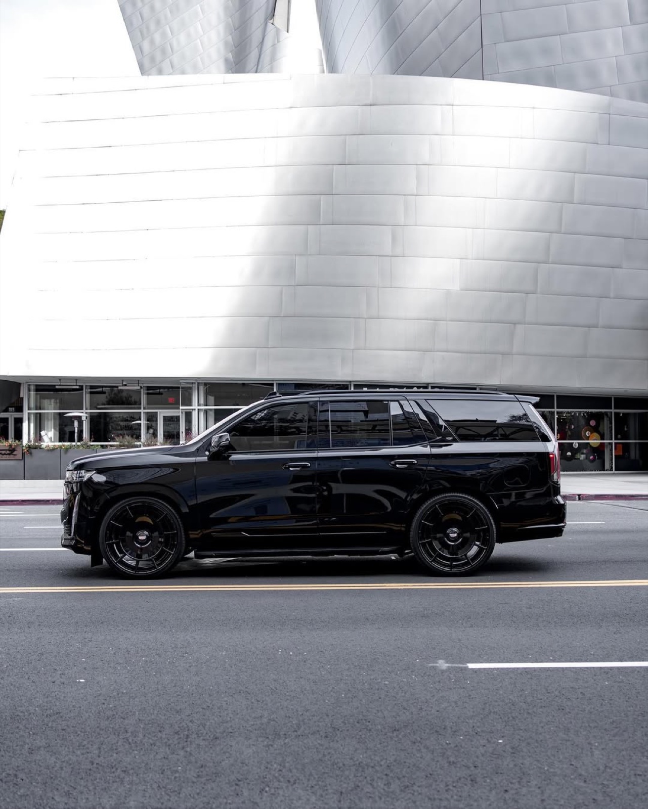 Luxury Limousine Services fleet on location in Nashville